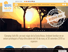 Tablet Screenshot of campingvalldor.es